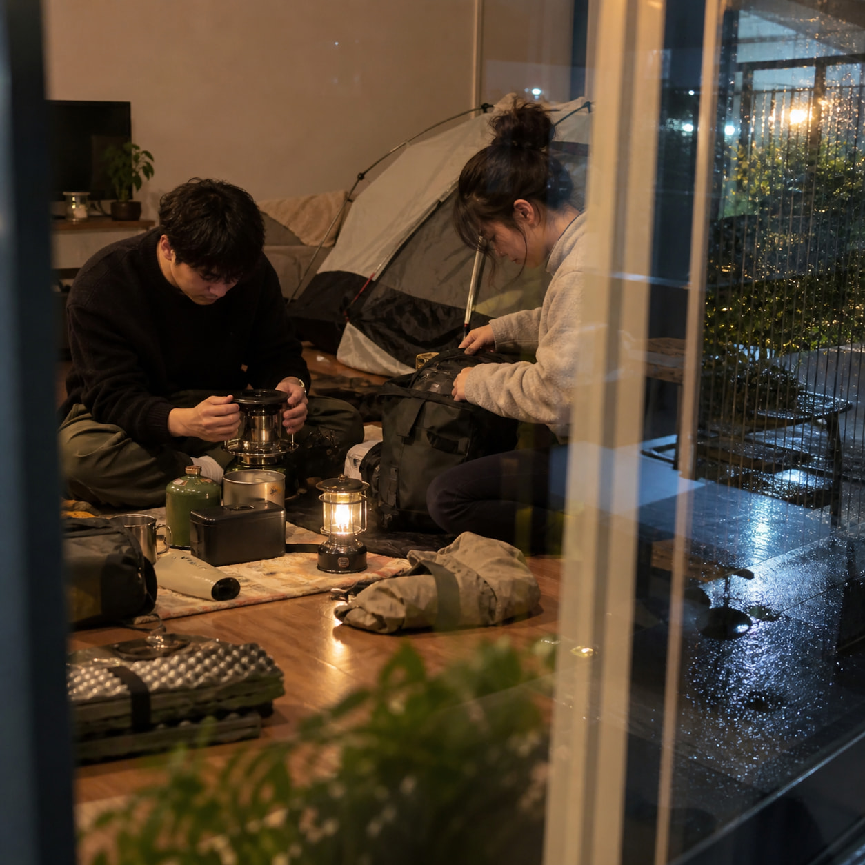 우중캠핑 대신 장비 점검, 초보도 괜찮아요 모임 대표 이미지