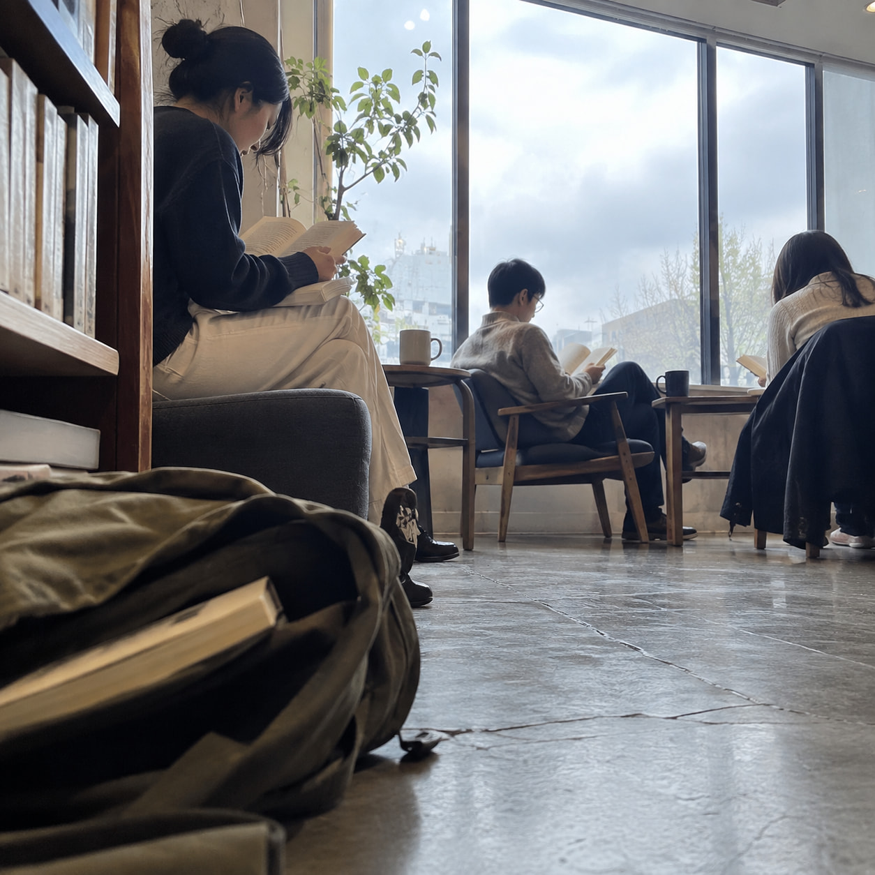 주말 오전 조용한 독서, 느슨하게 이어가요 모임 대표 이미지
