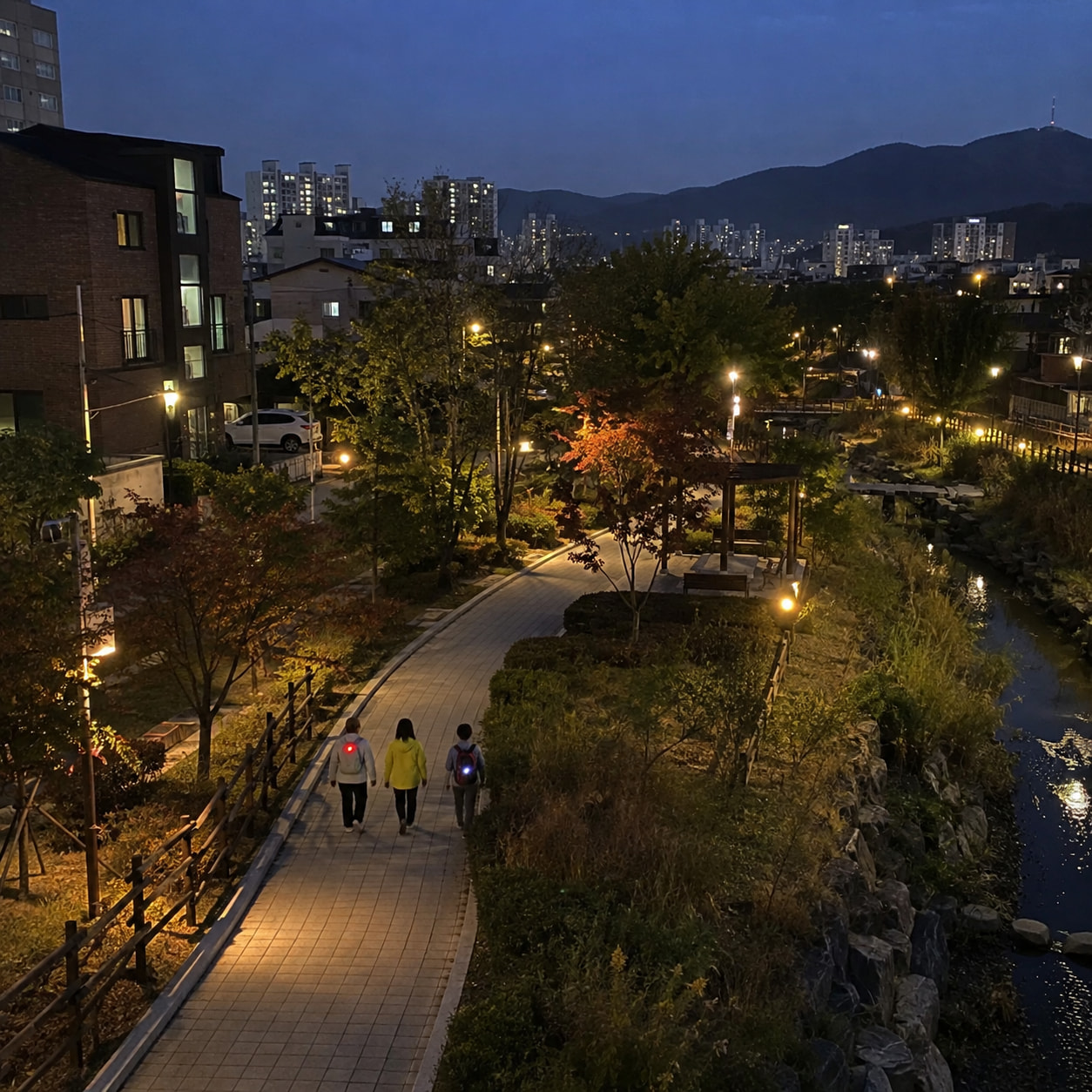 퇴근 후 야간 산책 한 바퀴, 꾸준히 해볼 사람 모임 대표 이미지