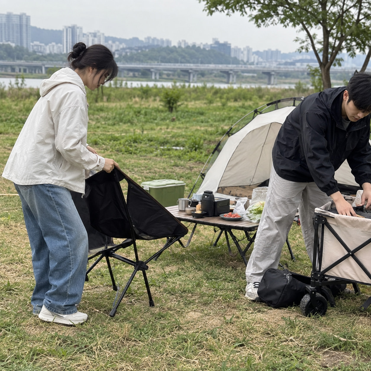 주말 낮 피크닉 캠핑, 편하게 오세요 모임 대표 이미지