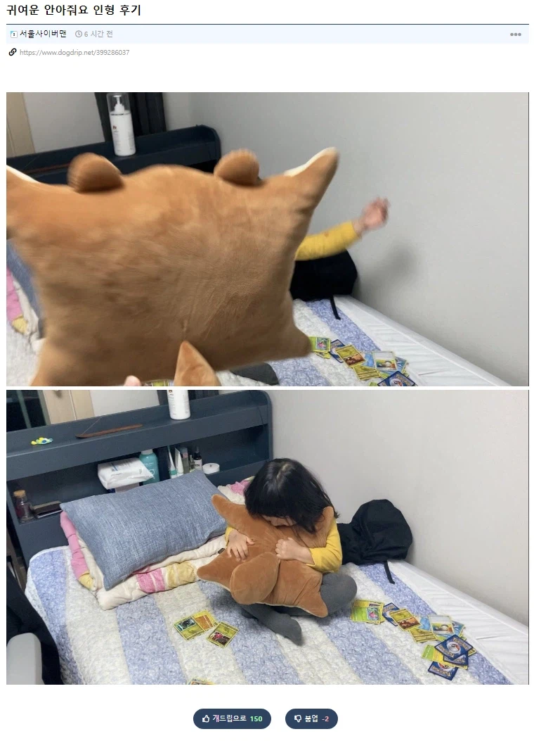 후기로 항상 던지고 날리는 사진만 올라왔던 인형_1.webp