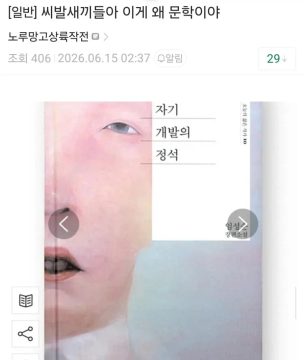 책 이름이 자기개발의 정석인데 왜 문학임?_1.webp