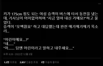 키 175cm 정도 되는 여성 승객이 어린이요금내고 탐.jpg_1.webp