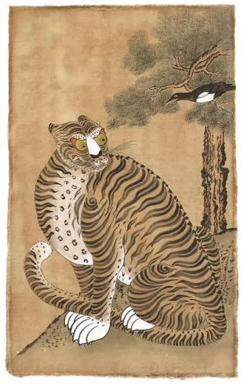 민화 호랑이는 눈깔을 왜 그렇게 뜰까?_2.webp