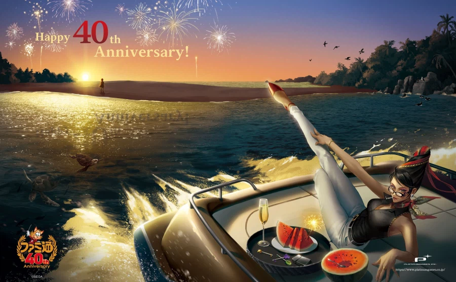 패미통 40주년 기념 베요네타 축전 일러스트_1.webp