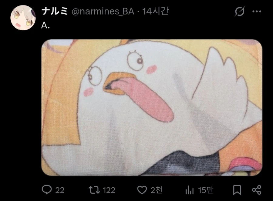 블루아카) 여동생이 블루아카 굿즈를 보고 기분나쁘다고 말했다.twit_2.webp