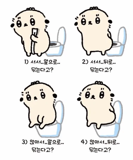 은근 갈린다는 똥닦는 방식_1.webp
