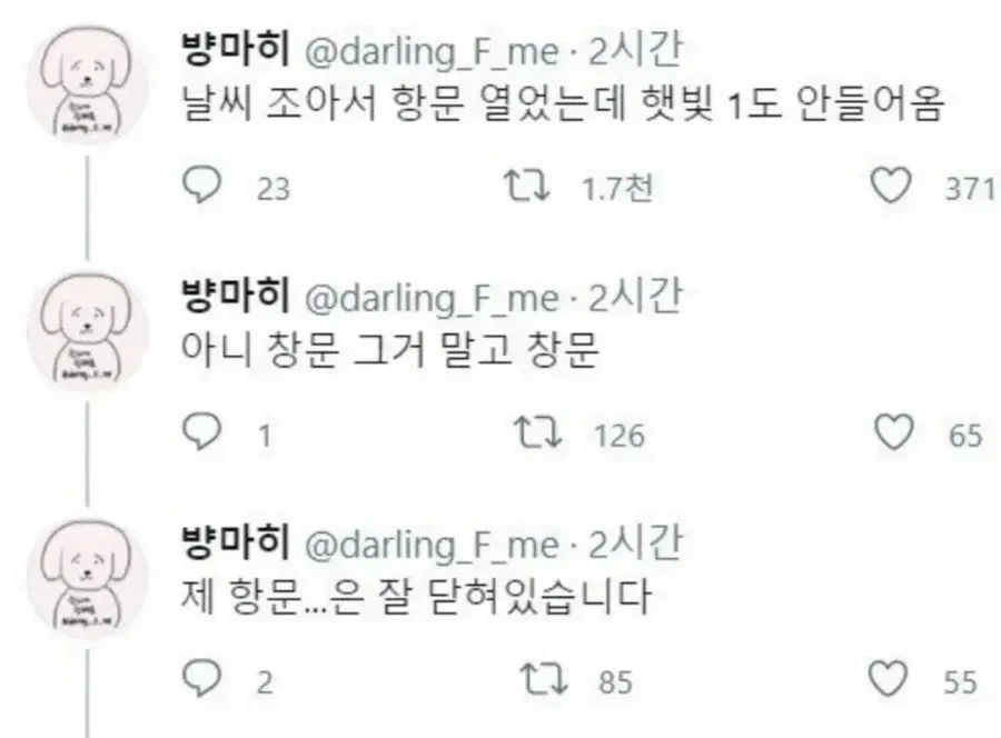 새이끼!! 해병 일광건조 실시!!_1.webp