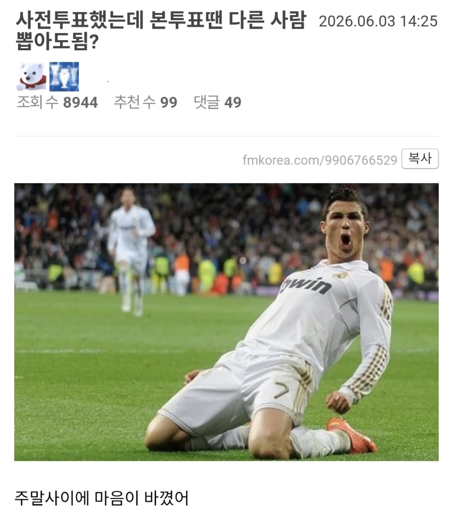 "사전투표 했는데 본투표 때는 다른 사람 뽑아도 됨?"_1.webp
